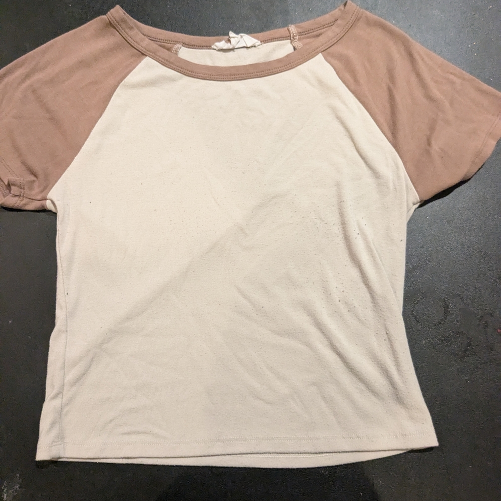 Casual Two-Tone Women's Top
